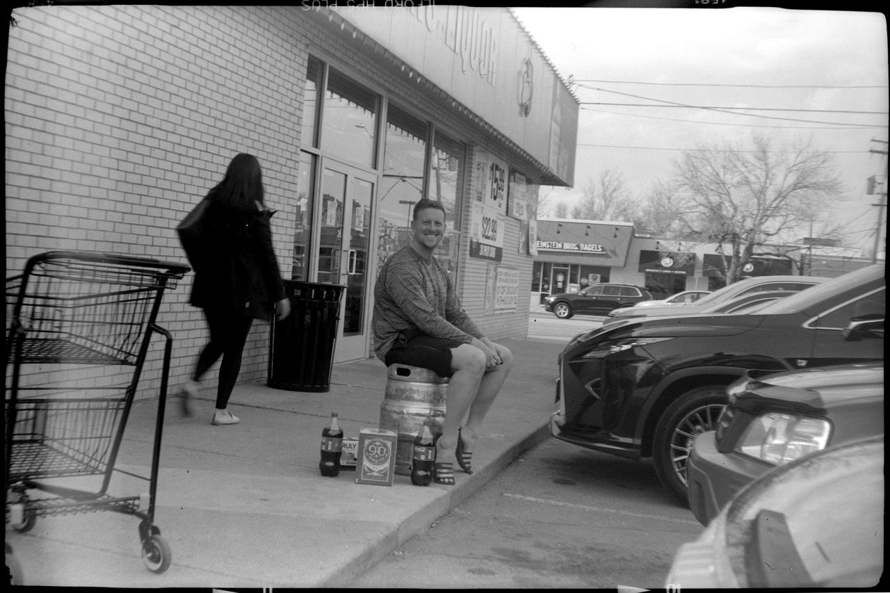 Beer Customer at Morgan's Liquor